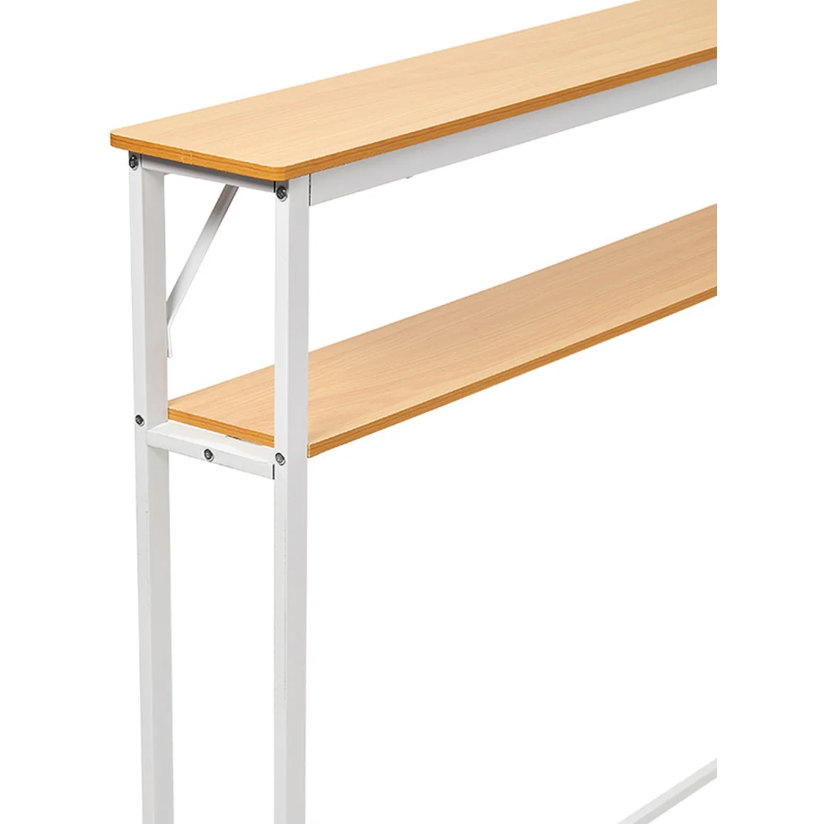 2-Tier Narrow Console Table - Oak – image 7