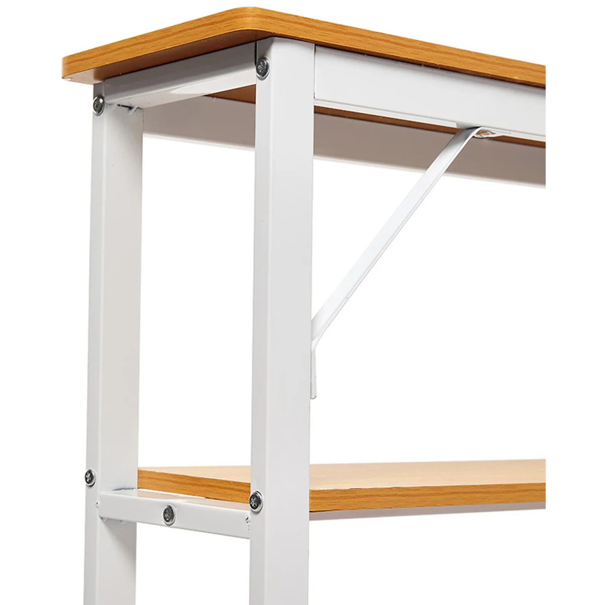 2-Tier Narrow Console Table - Oak – image 8