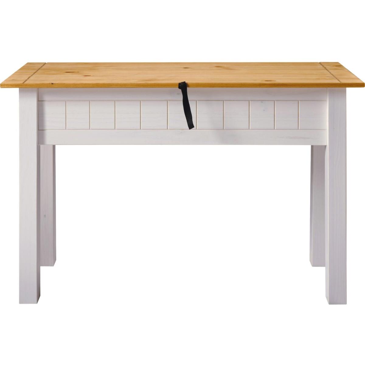 Panama Console Table 2 Drawer  - White – image 5