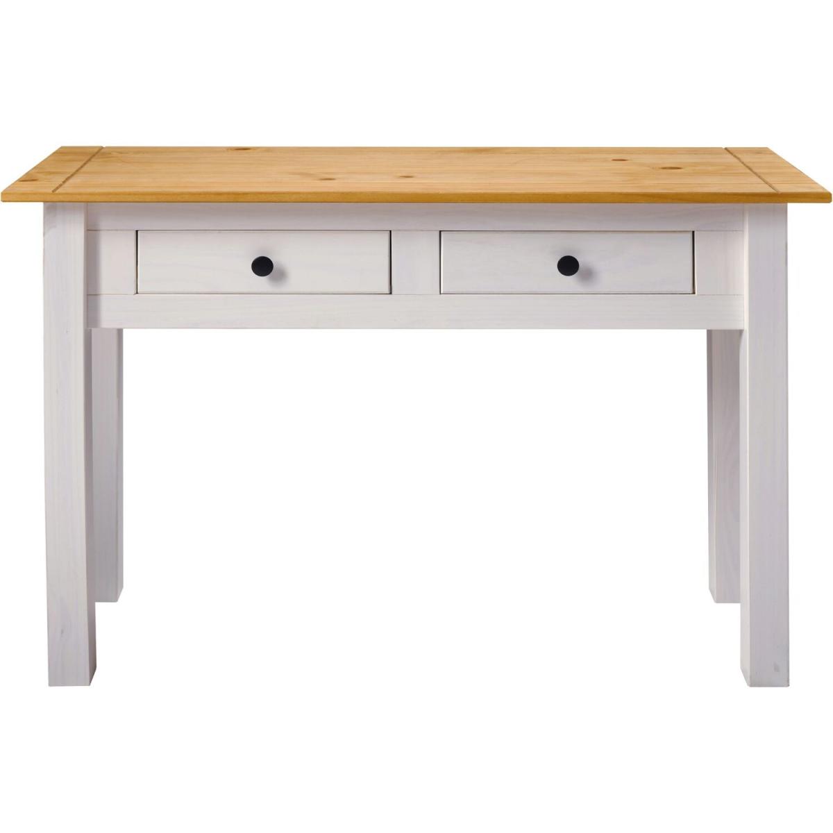 Panama Console Table 2 Drawer  - White – image 7
