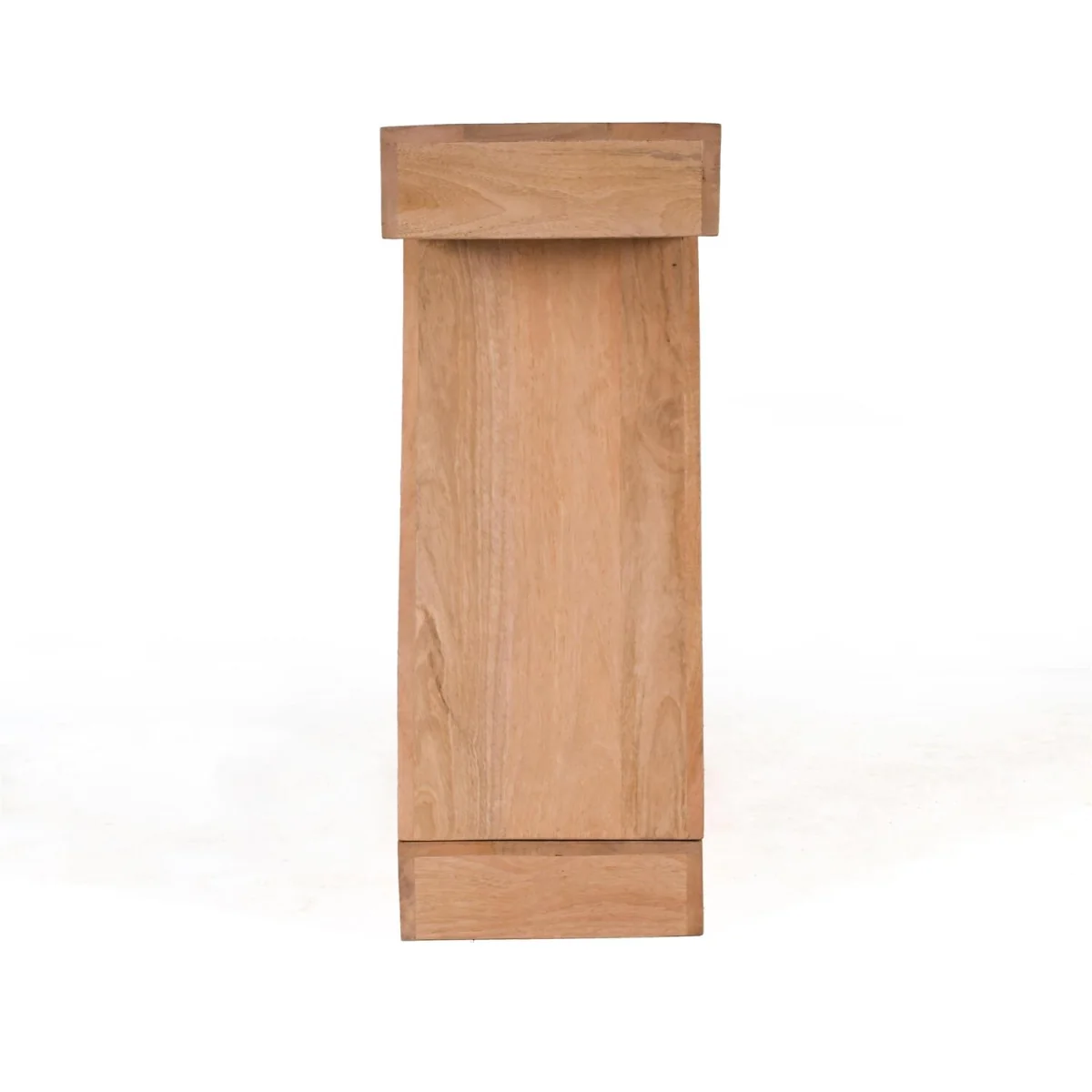 Solid Mango Wood Console Telephone Table - Light Oak – image 5