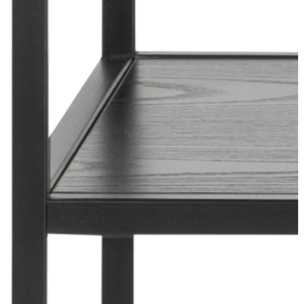 Seaford Console Table with 2 Shelves in Black - Black – image 5