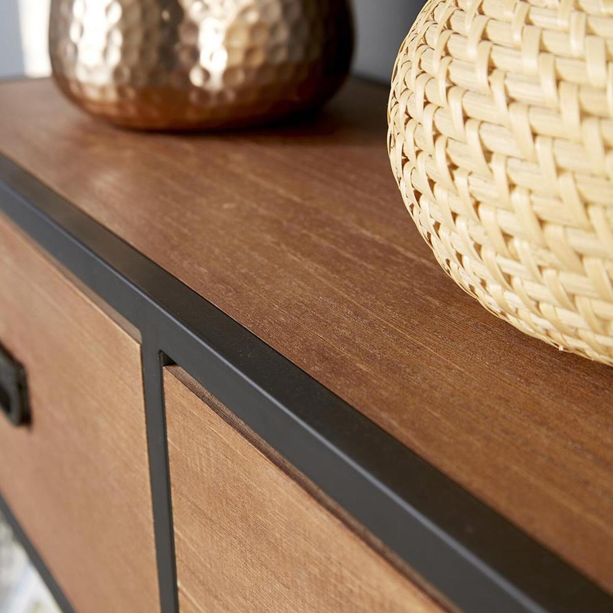 Cayman 2 Drawer Hallway Console Table - Natural – image 5
