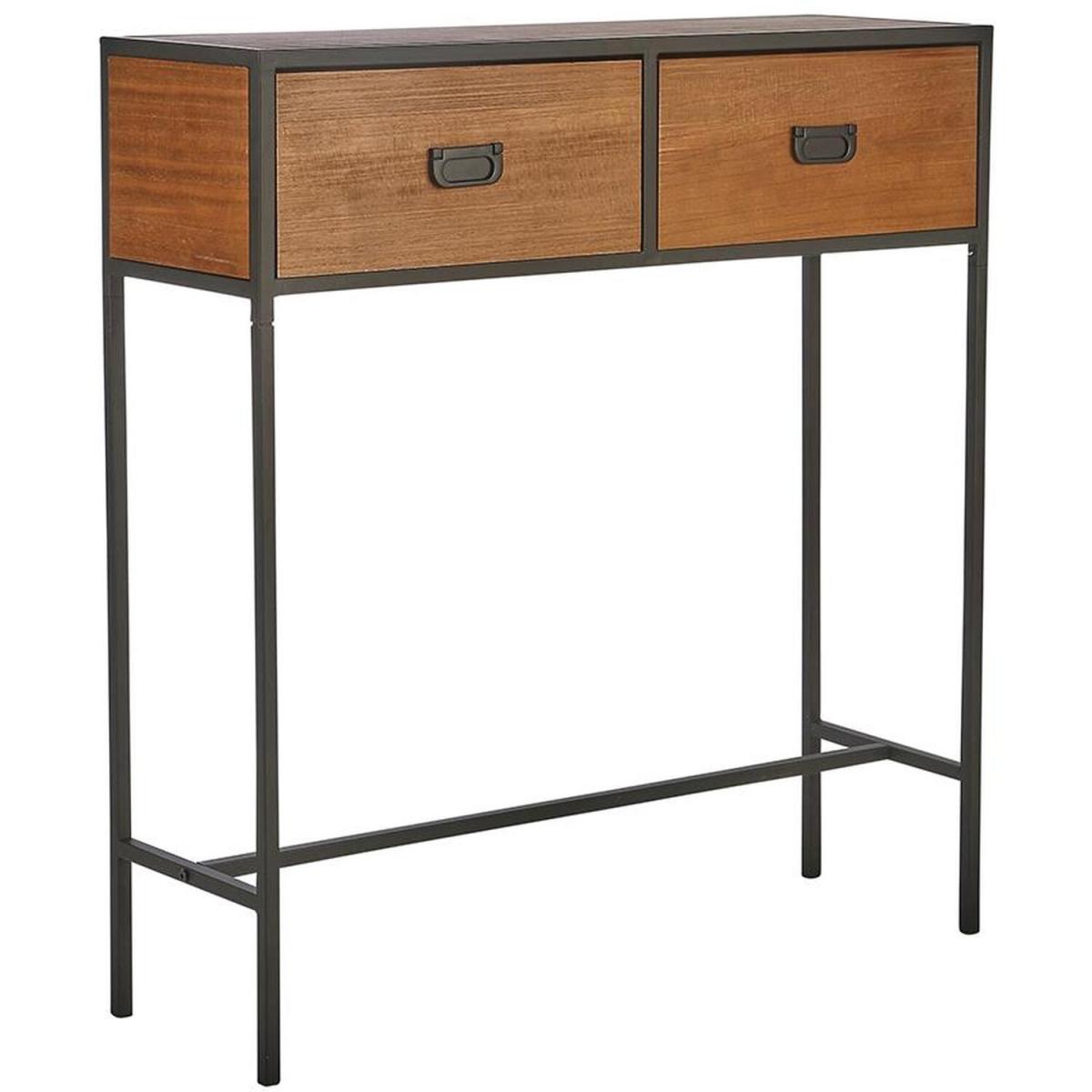 Cayman 2 Drawer Hallway Console Table - Natural – image 6