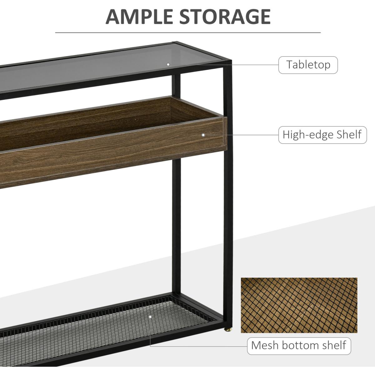 Industrial Style Console Table - Grey – image 3