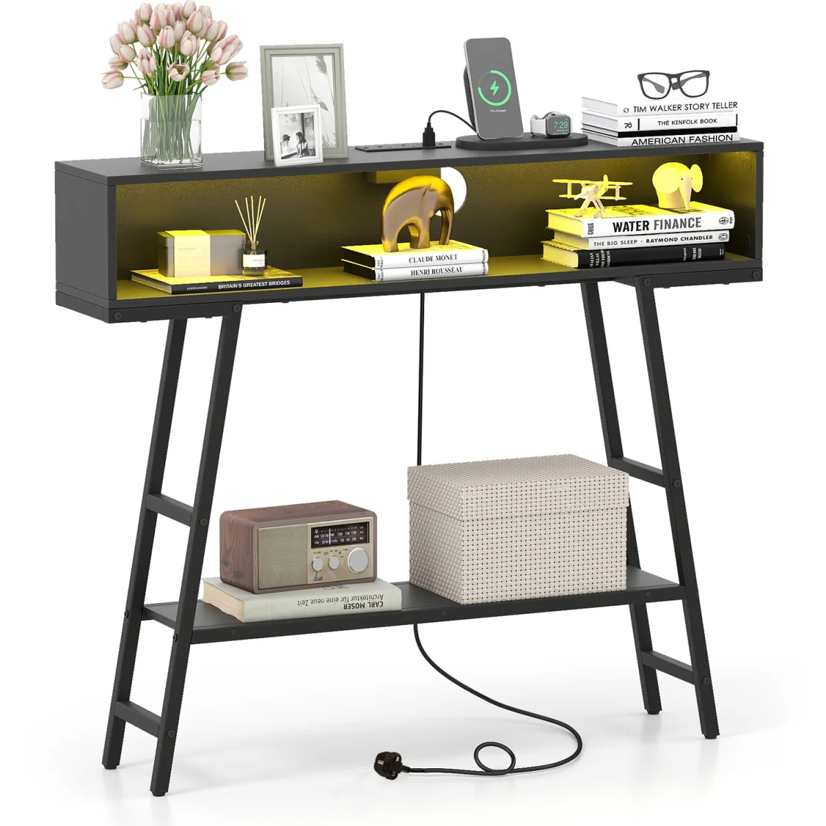 LED Charging Station Console Table – image 2