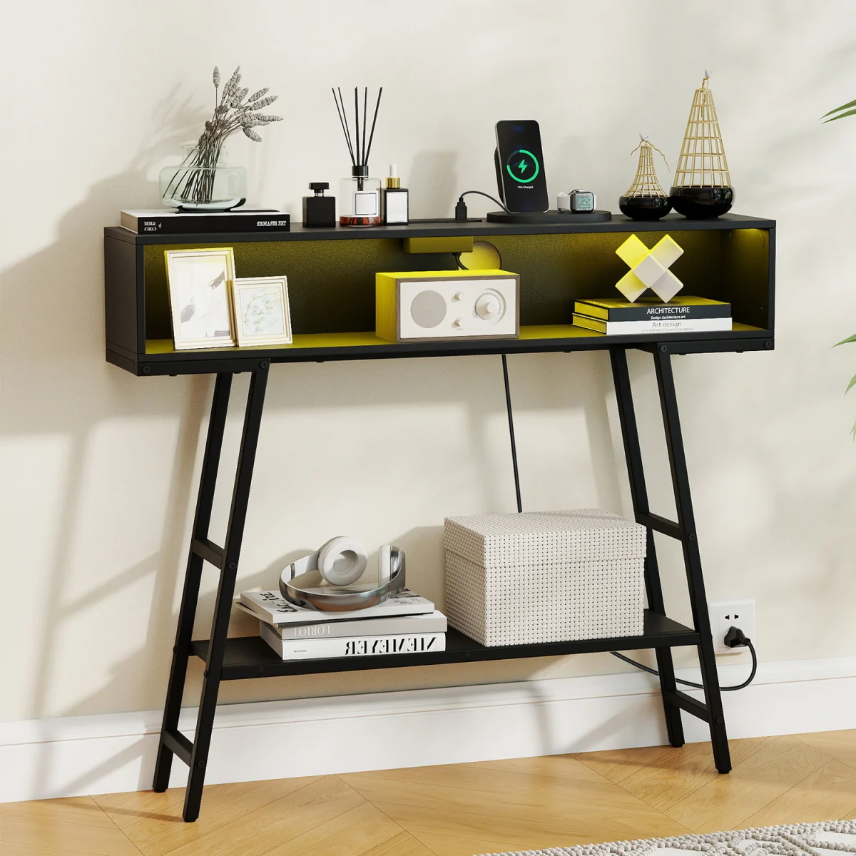 LED Charging Station Console Table – image 6