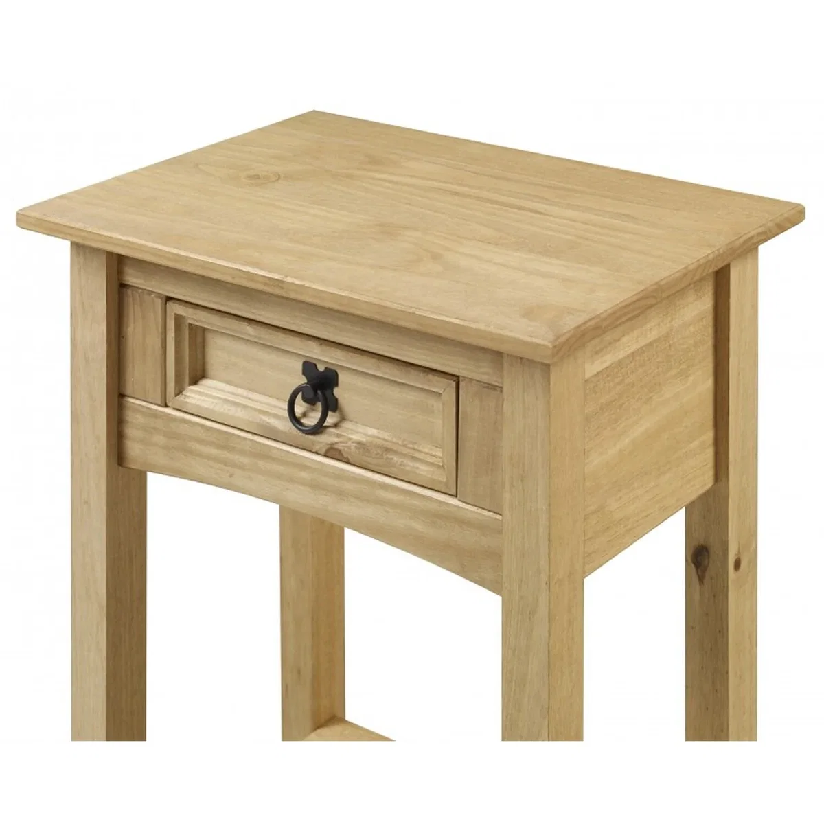 Corona 1 Drawer Console Table with Shelf - Antique Wax – image 3