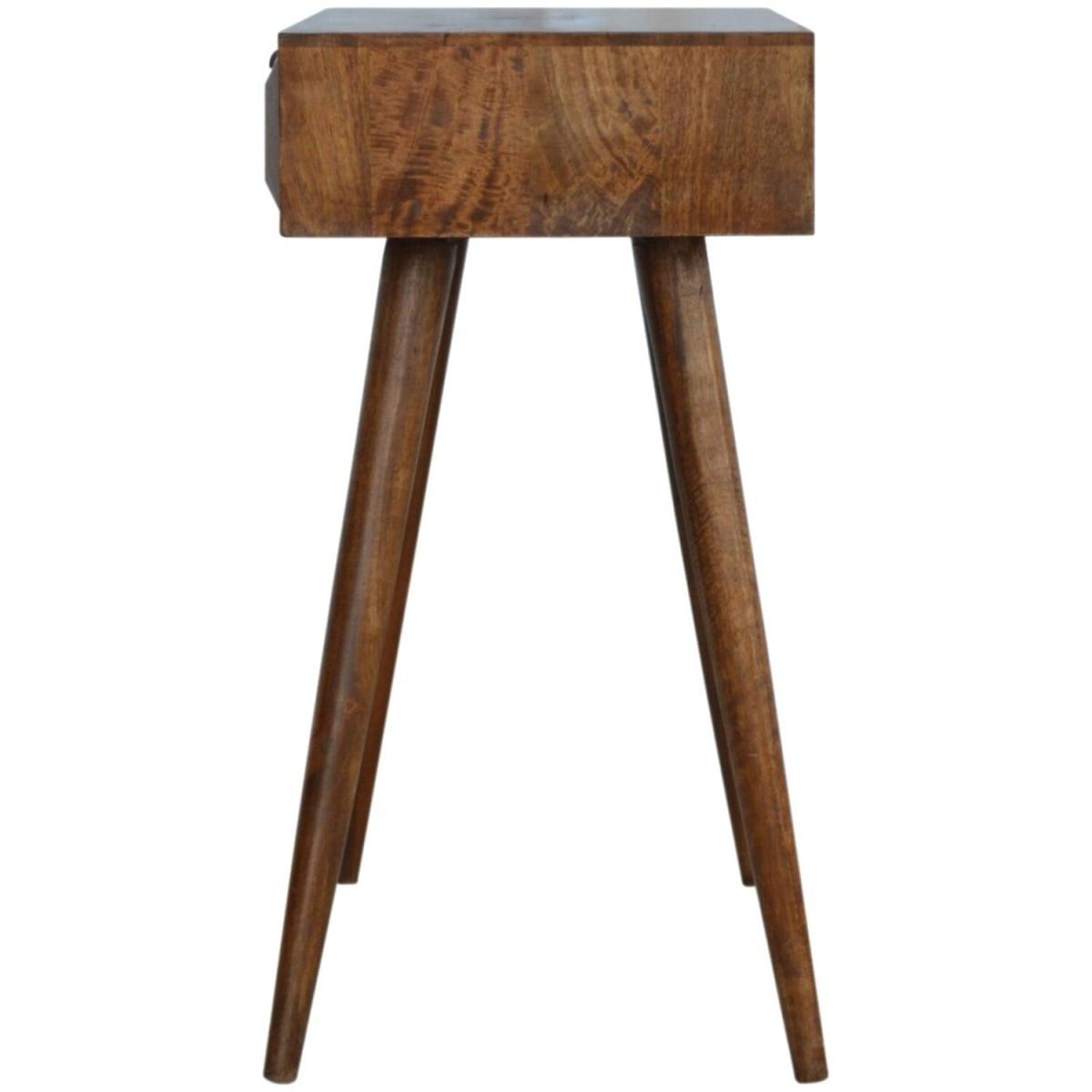 Chestnut Prism Console Table - Brown – image 6