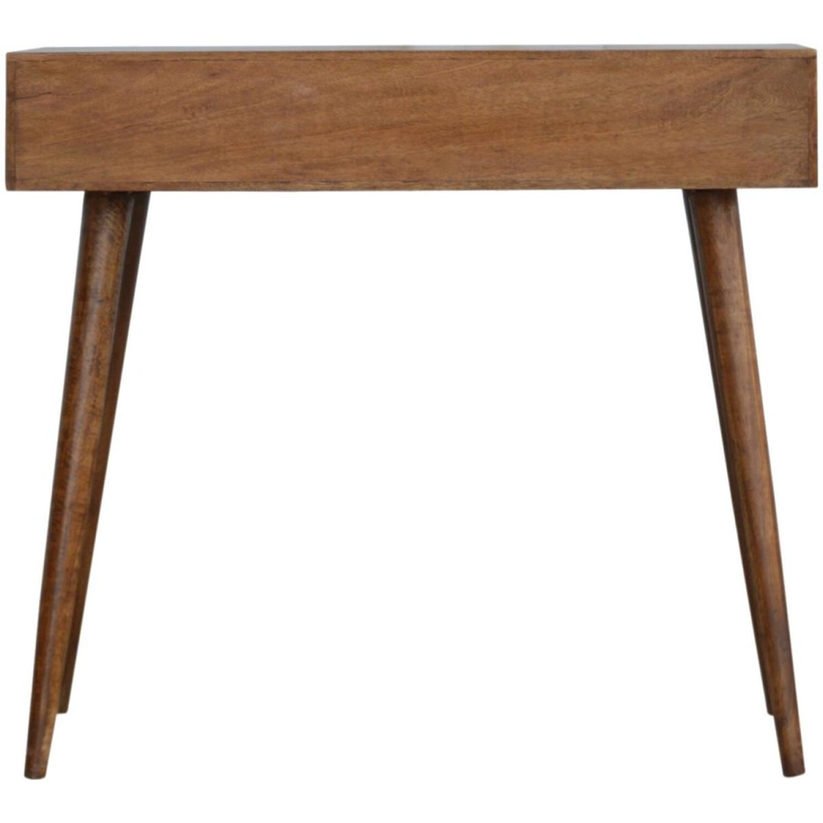 Chestnut Prism Console Table - Brown – image 7