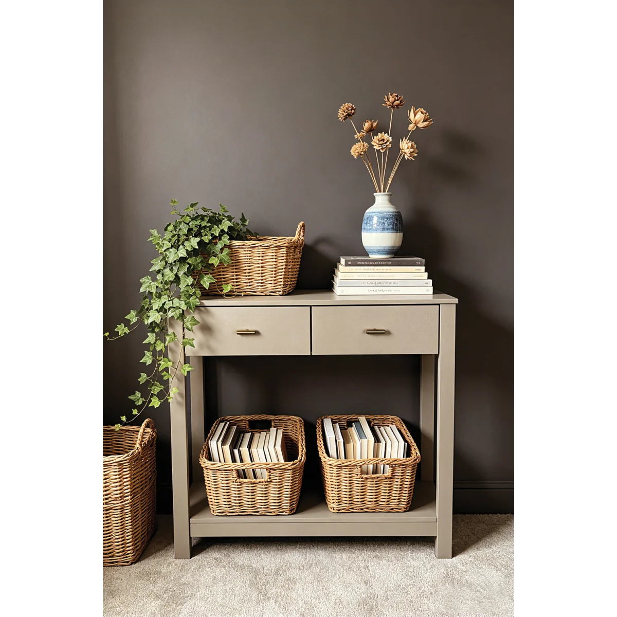 Immy Console Table - Greige – image 2