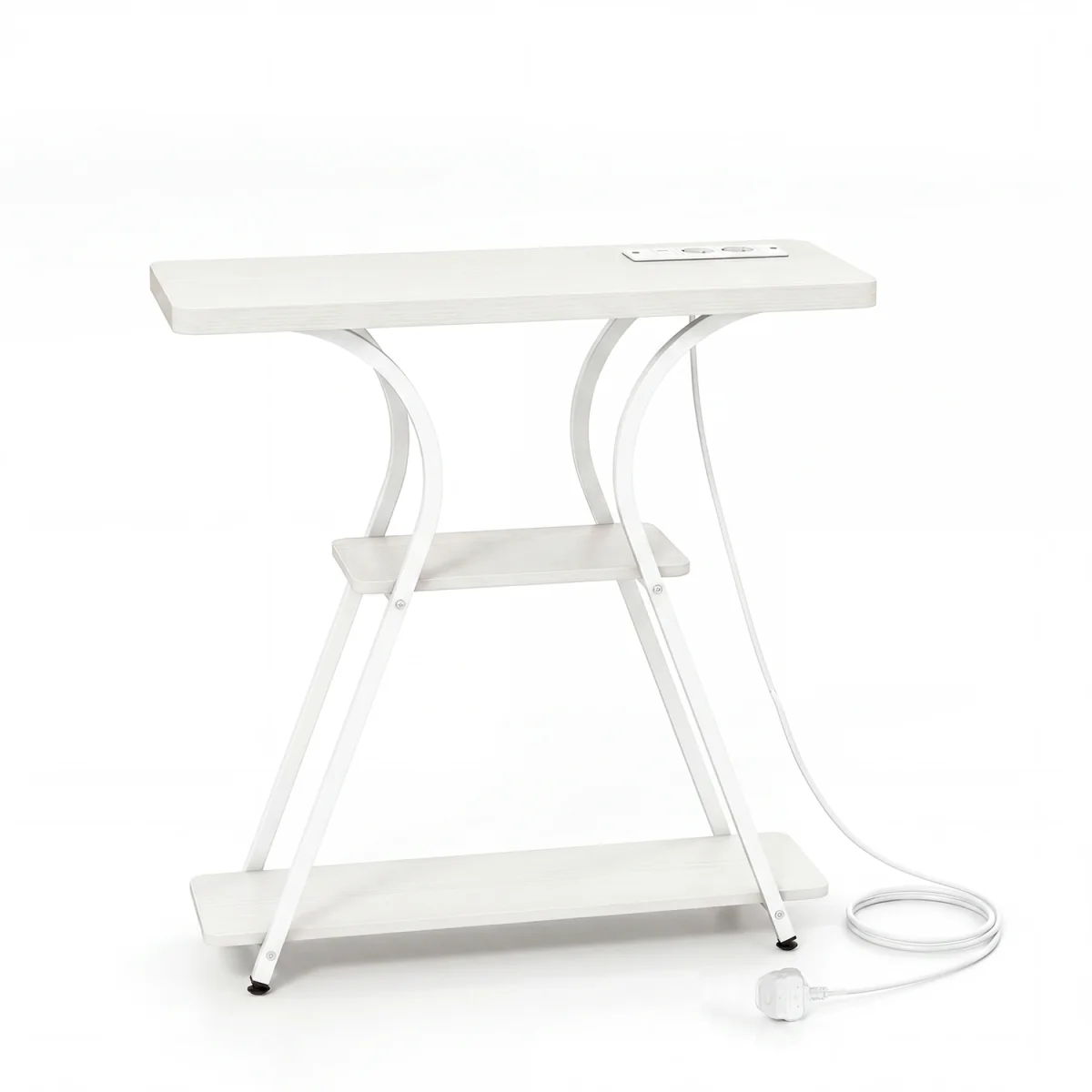 3 Tier Entryway Tabler - White – image 11