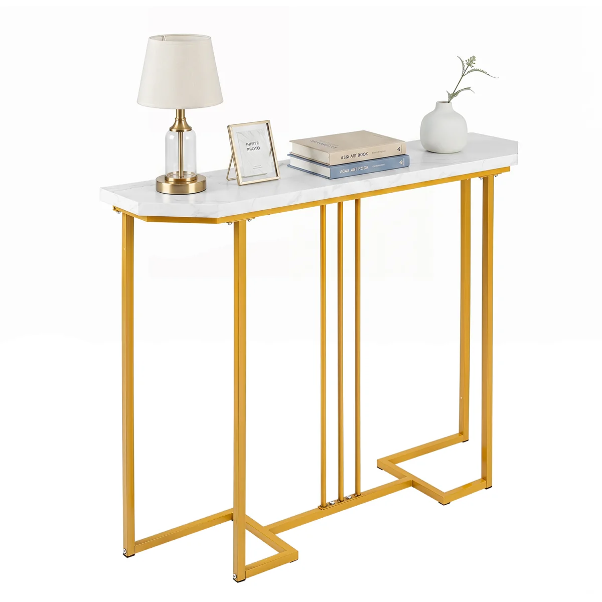 Modern Gold Console Table - Golden – image 5