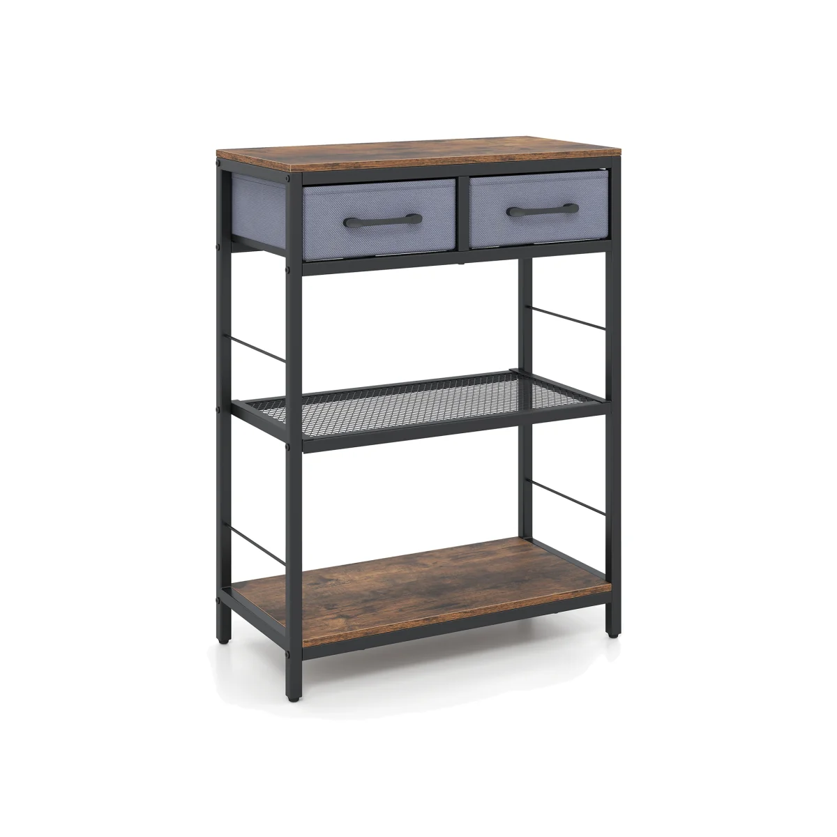Narrow Console Table - Rustic Brown – image 1