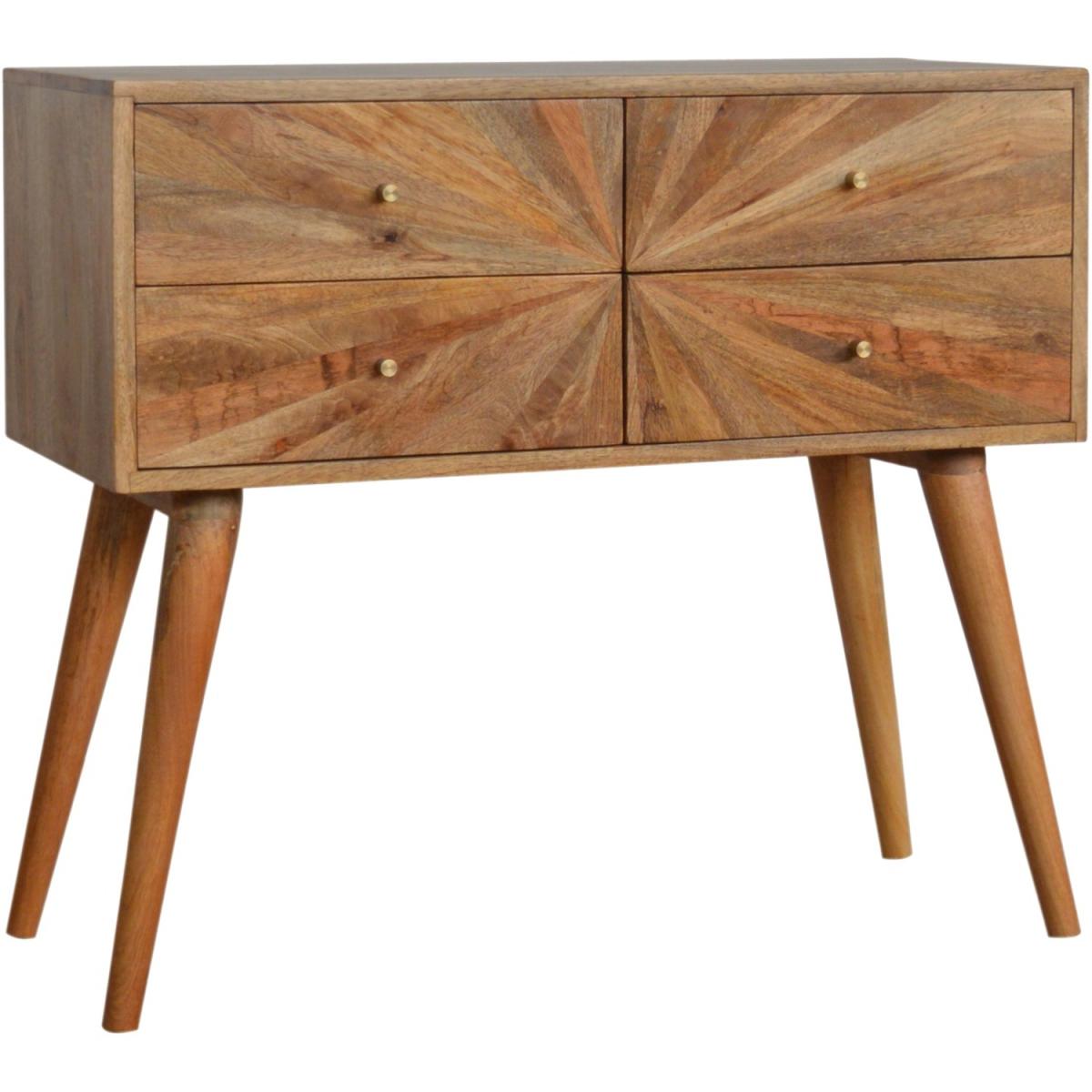 Sunrise Mango Wood Console Table - Brown – image 3