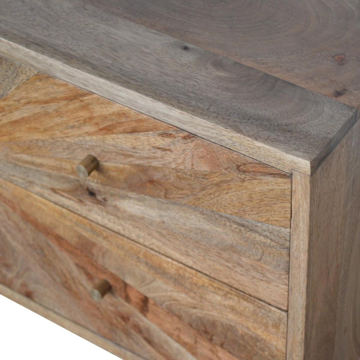 Sunrise Mango Wood Console Table - Brown – image 4
