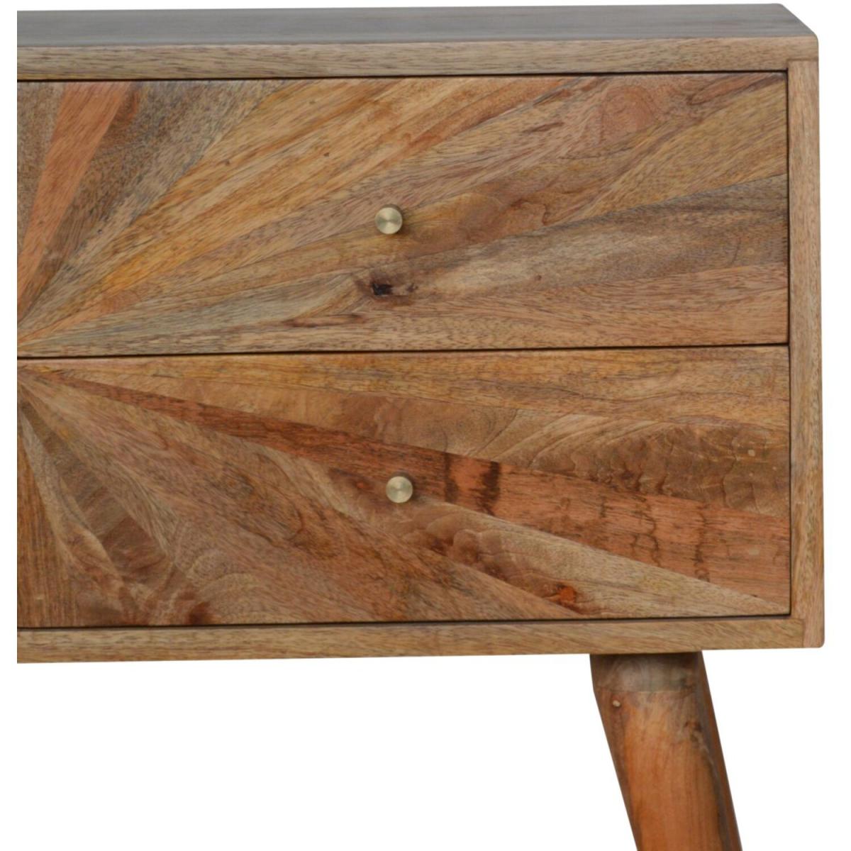 Sunrise Mango Wood Console Table - Brown – image 5