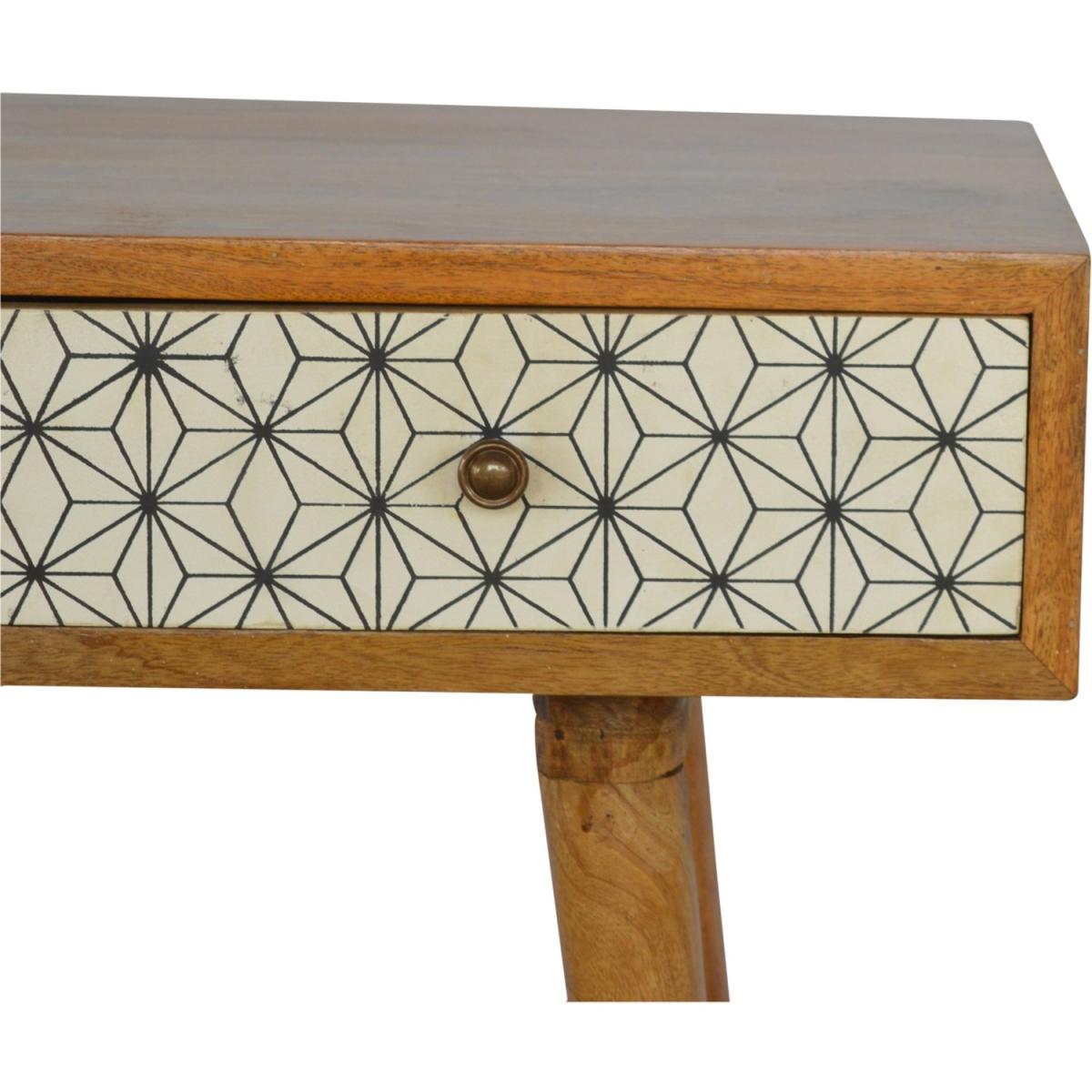 Modern Hand Crafted Prima Console Table - Brown – image 3