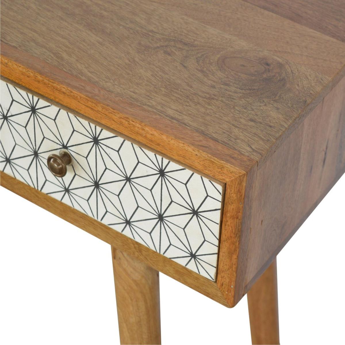 Modern Hand Crafted Prima Console Table - Brown – image 4