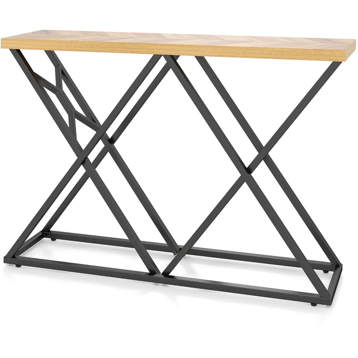 Industrial Accent Table - Brown – image 10