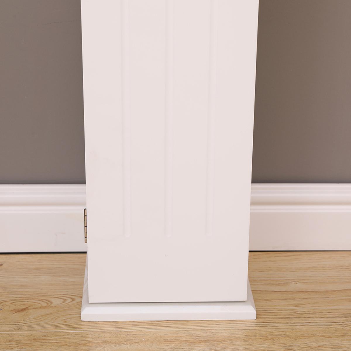 HMD Fireplace Console Tables Fireplace Surround Hidden Storage Unit - White – image 4