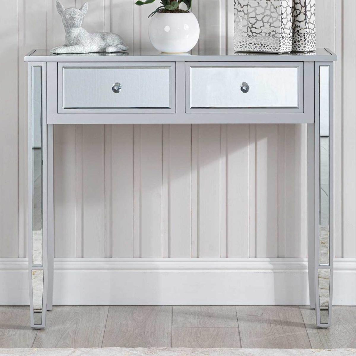 Value Vista Silver Trim Console Table - Silver – image 2
