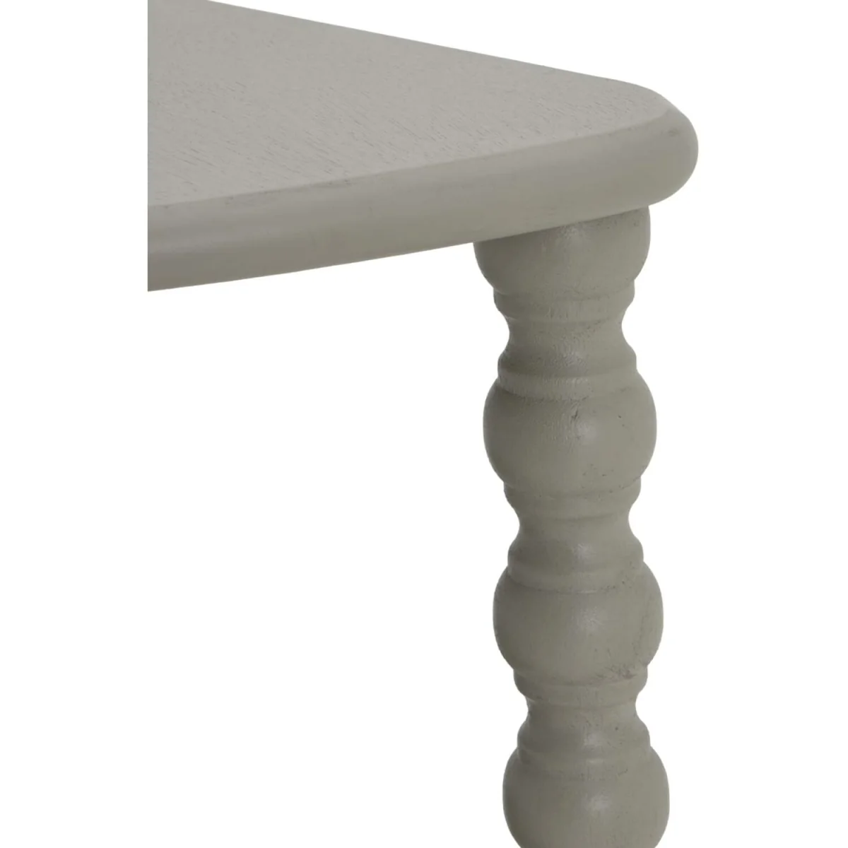 Thuy Grey Half-Moon 3-Tier Wooden Console Table - Grey – image 6