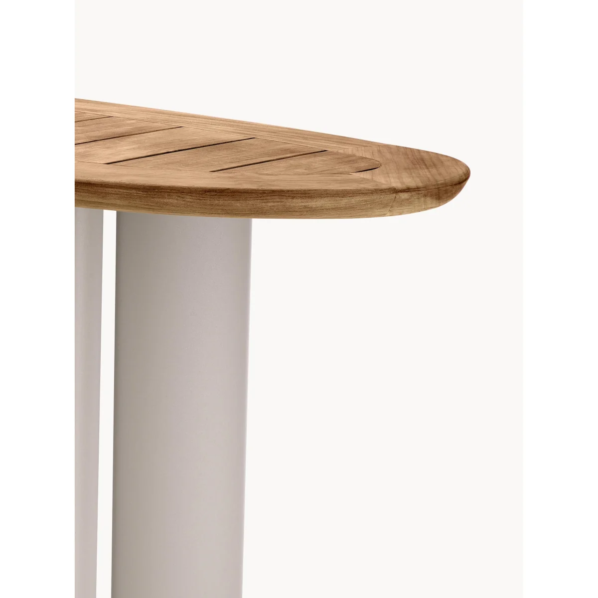 Garden Console Table Free From with Teak Wood Top – image 6