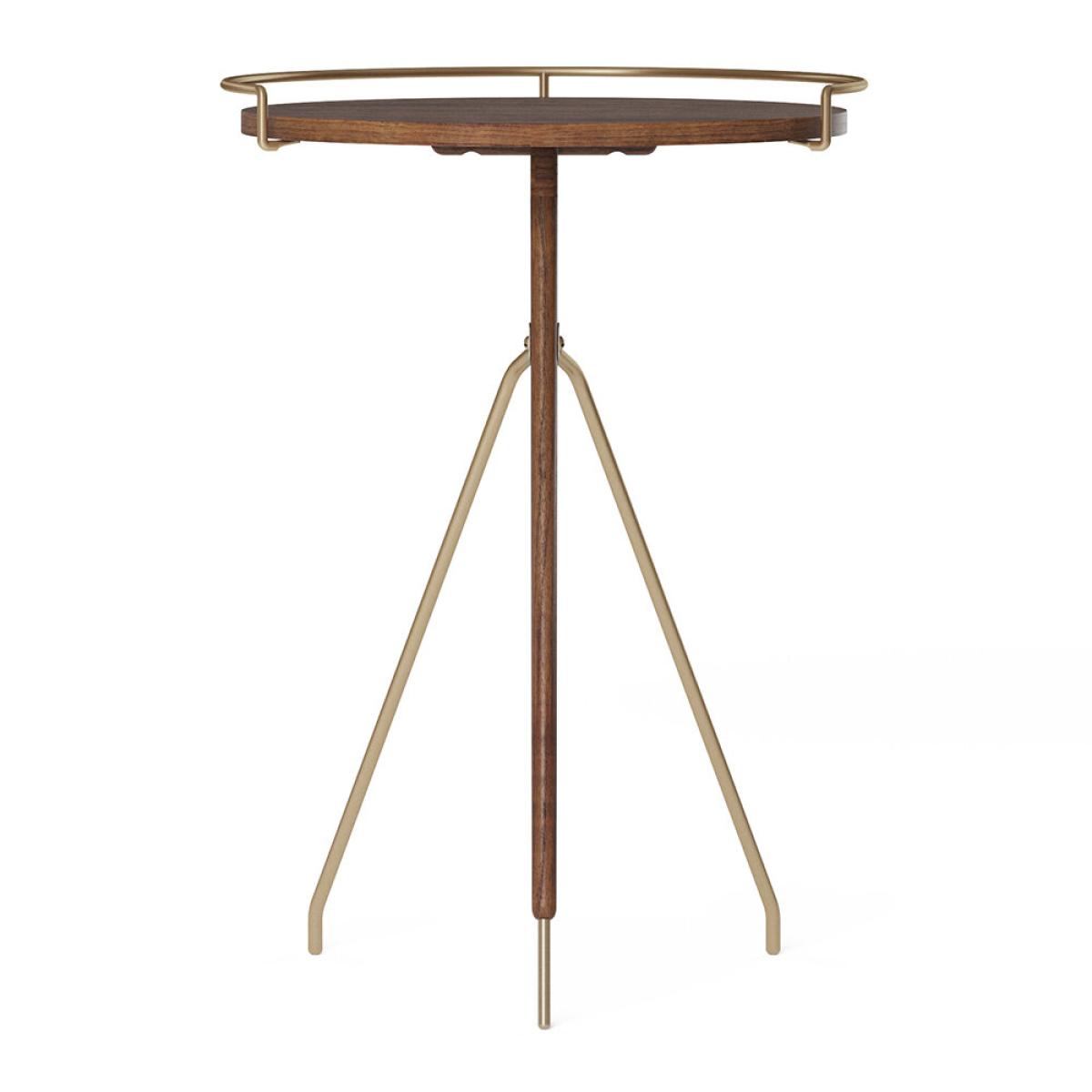 MENU - Umanoff Side Table - Walnut/Brushed Brass – image 2