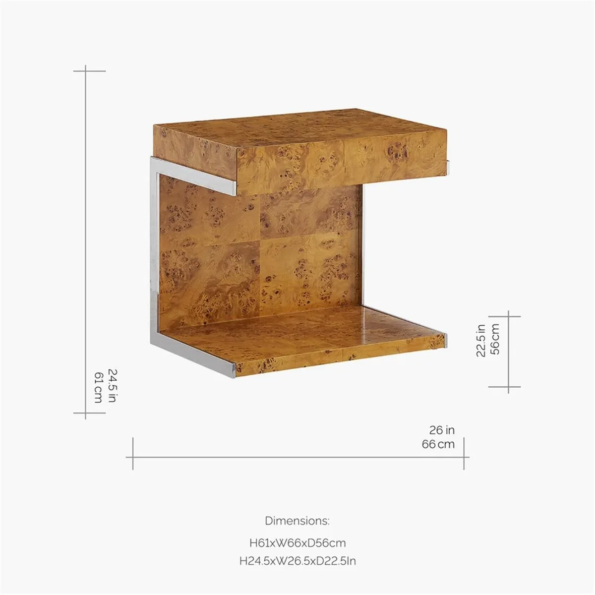 JonathanAdler Bond Cantilevered Side Table – image 5
