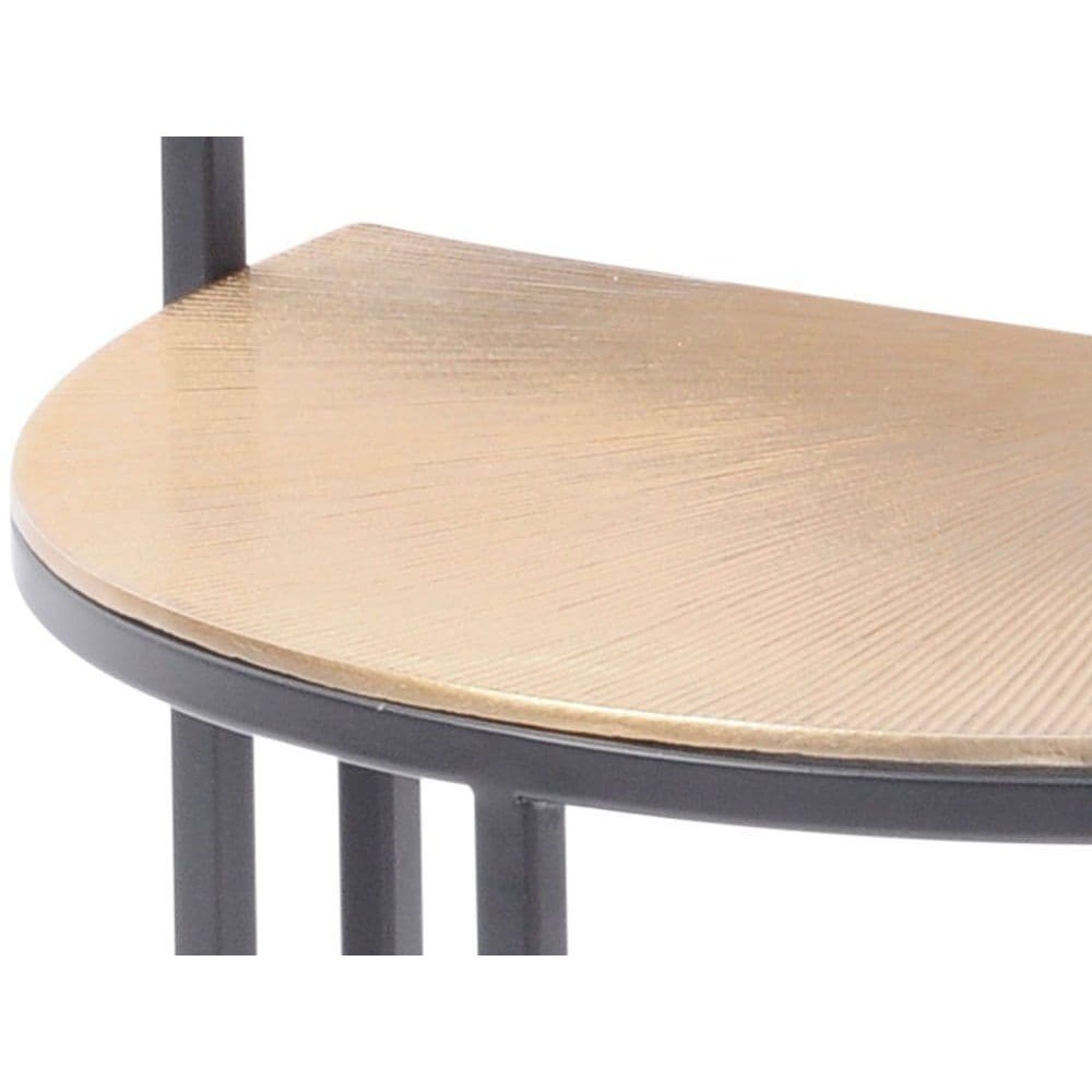 Sola Gold and Silver Starburst Nesting Side Tables – image 4
