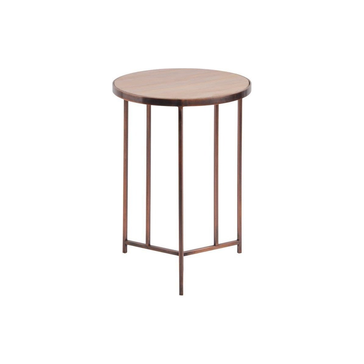 Meso Polished Sandstone Side Table – image 1