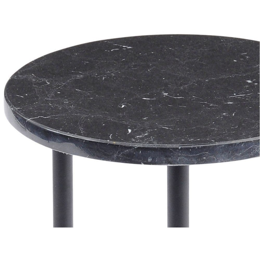 Marquina Black Marble Side Table – image 2