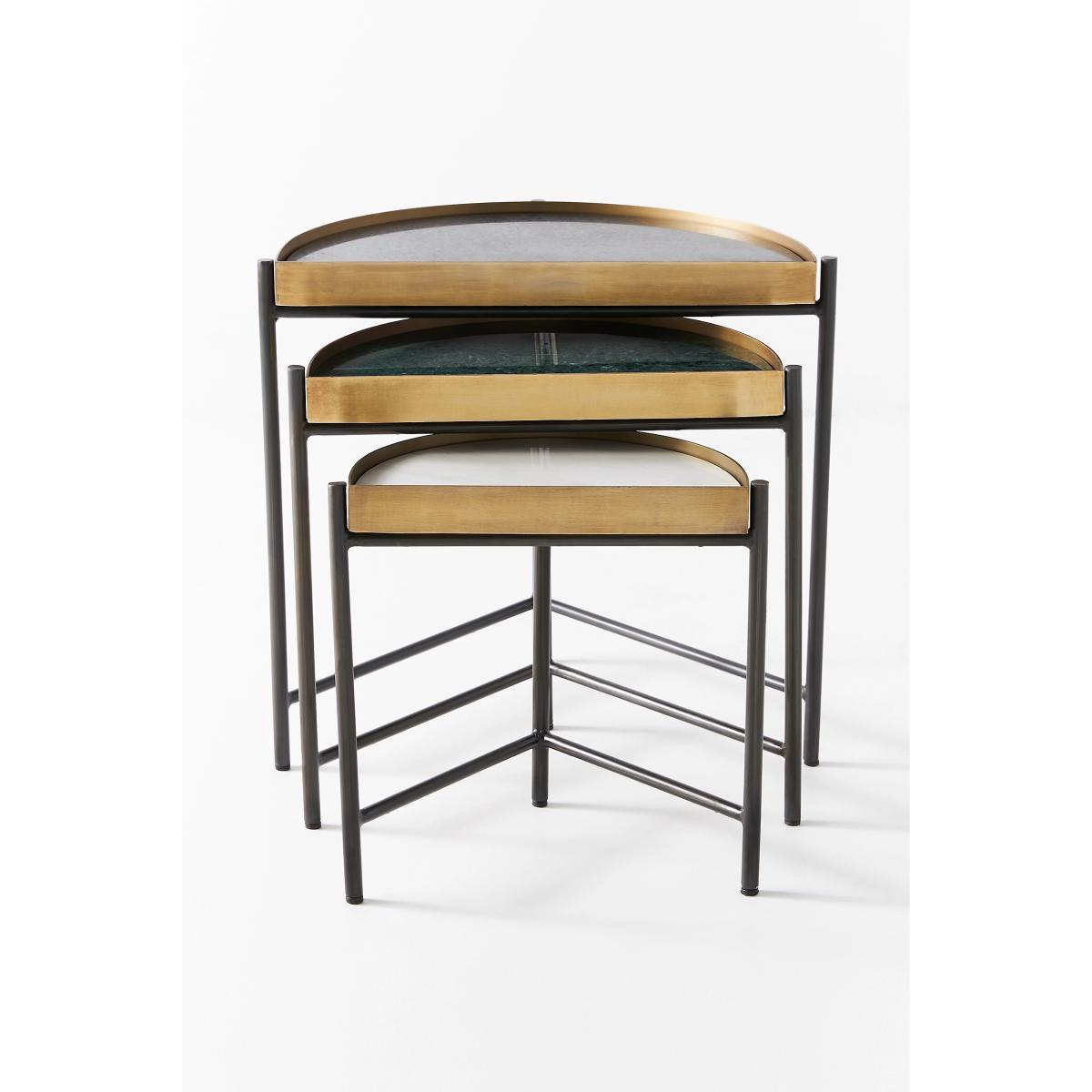 Danika Marble Nesting Table Set – image 3