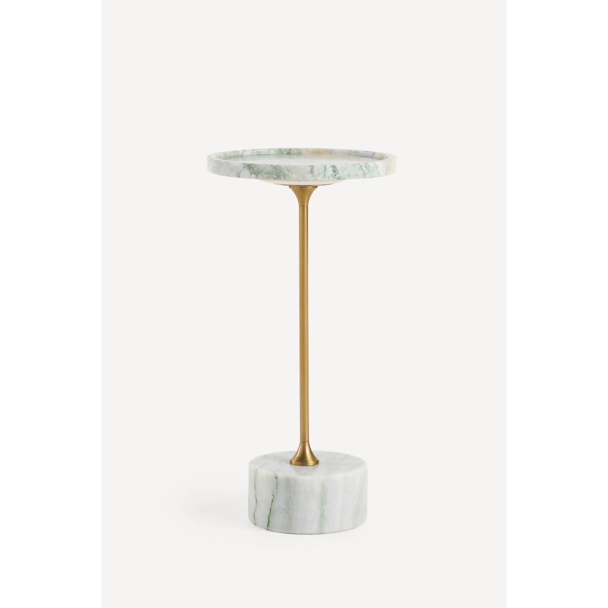 Swirling Marble Side Table – image 3