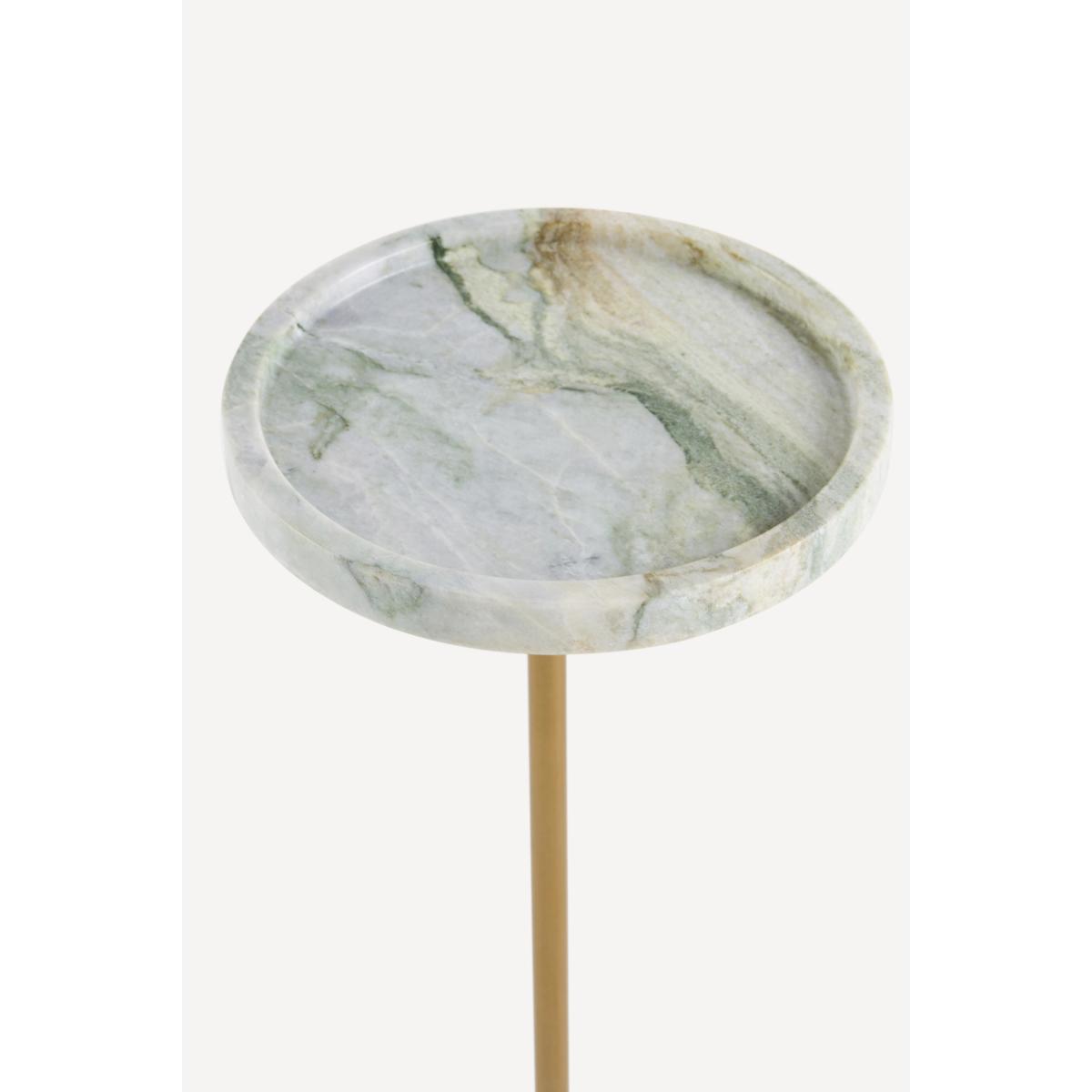 Swirling Marble Side Table – image 5