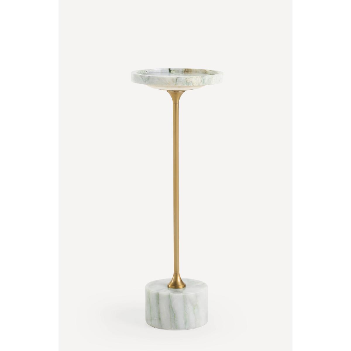 Swirling Marble Side Table – image 6