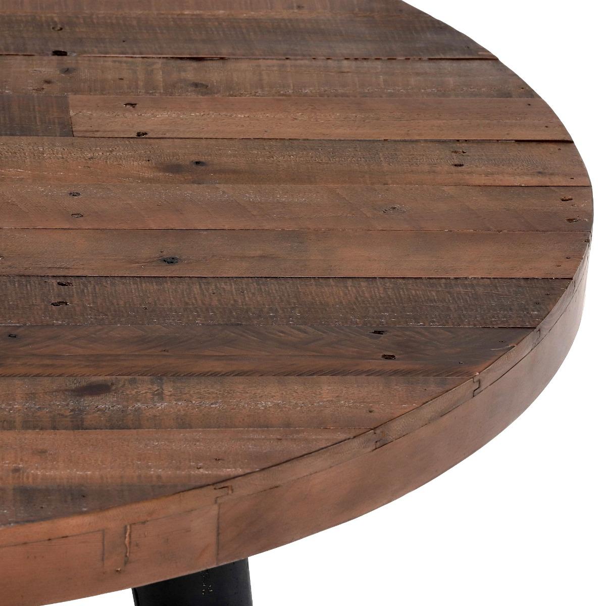 Modi Fixed Top 120cm Round Table, Brown | Barker & Stonehouse – image 4