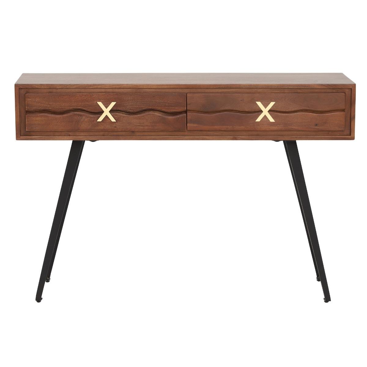 Kriss Console Table, Brown Wood | Barker & Stonehouse – image 2
