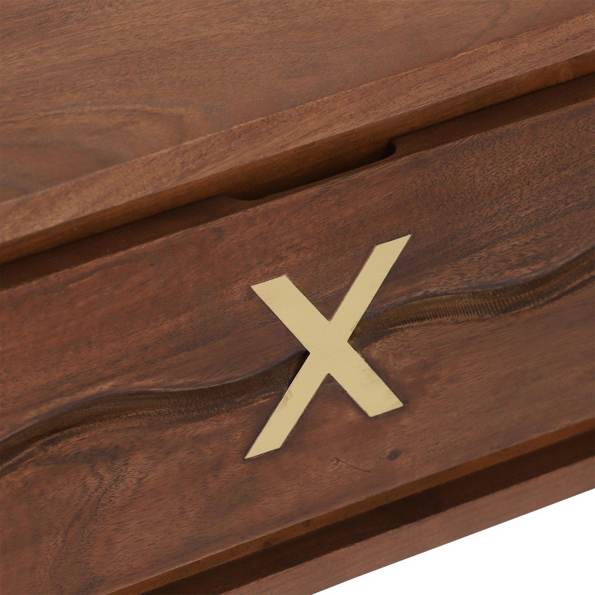 Kriss Console Table, Brown Wood | Barker & Stonehouse – image 5