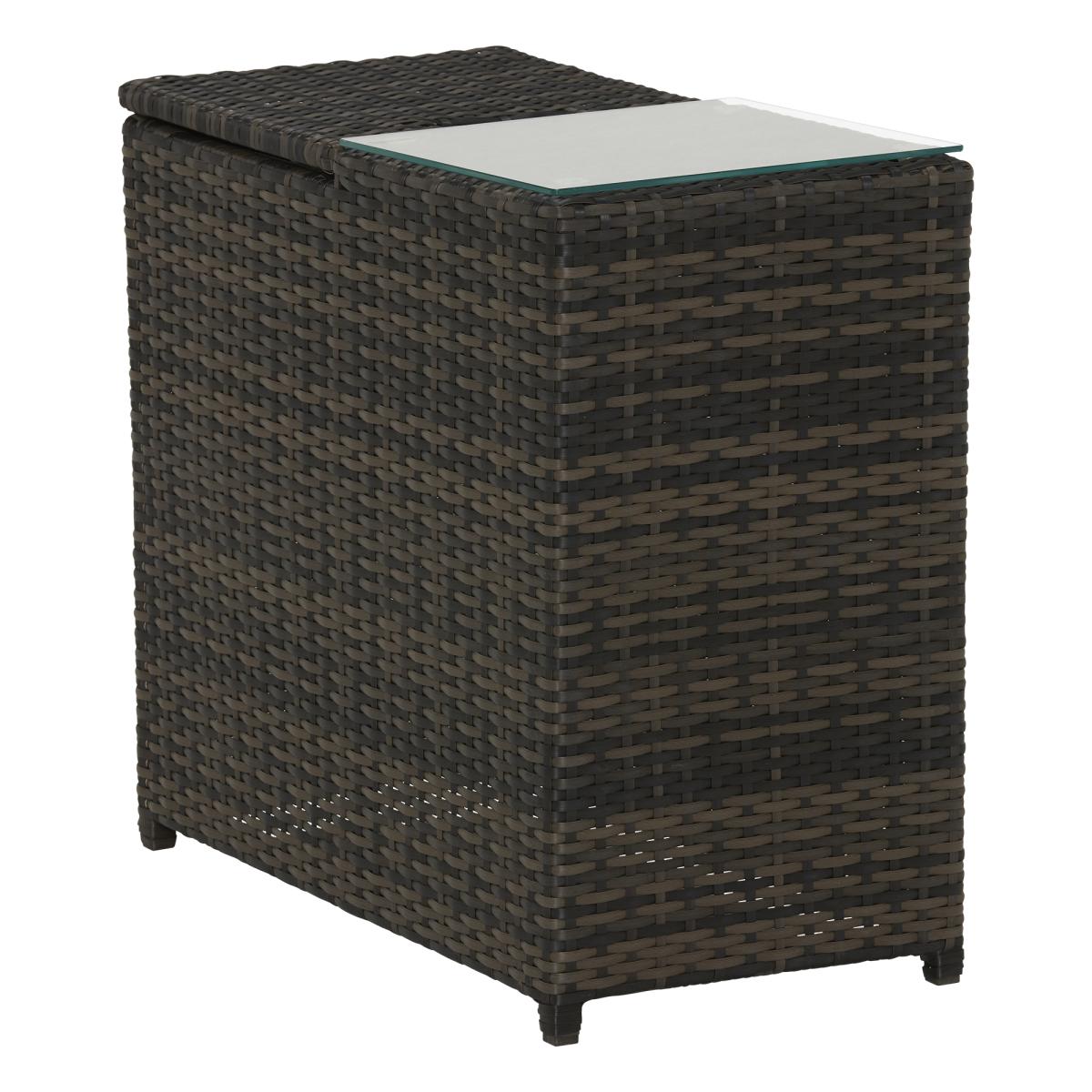 Kendel Ice Bucket Side Table, Brown | Barker & Stonehouse – image 3