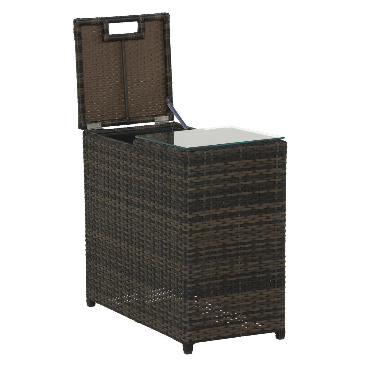 Kendel Ice Bucket Side Table, Brown | Barker & Stonehouse – image 4