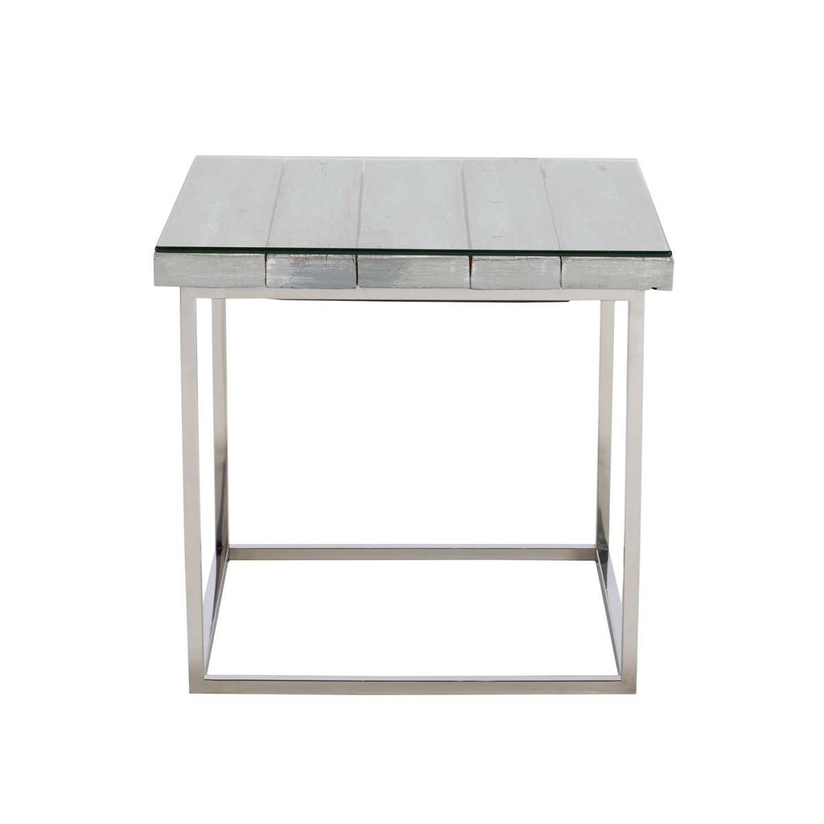 Caspian Chill Reclaimed Wood Side Table – image 2