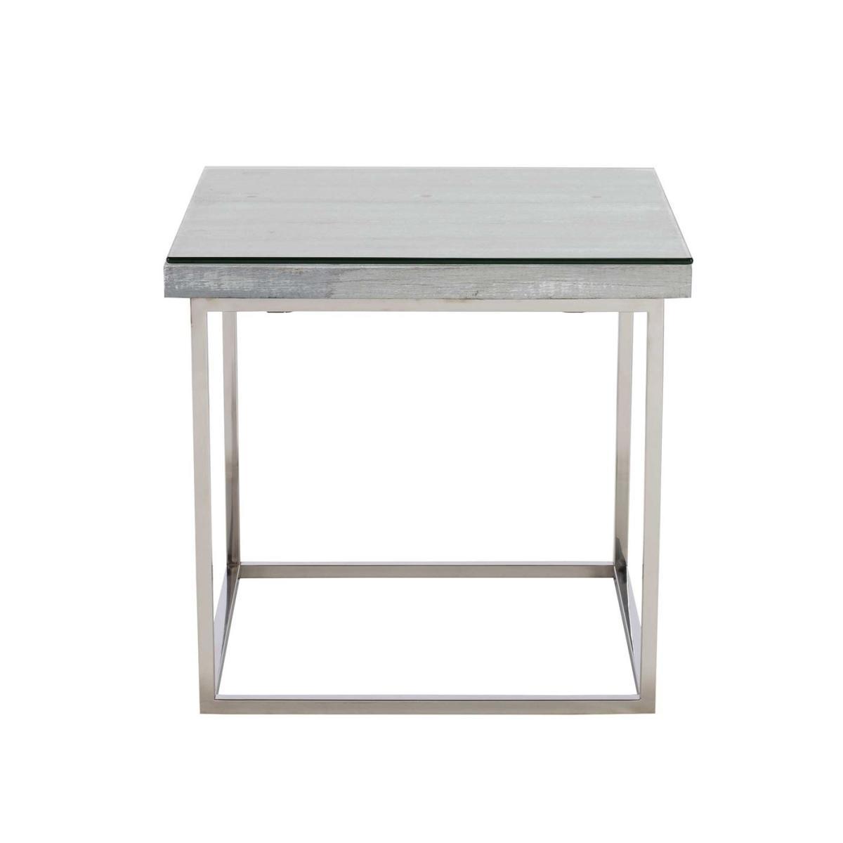 Caspian Chill Reclaimed Wood Side Table – image 3
