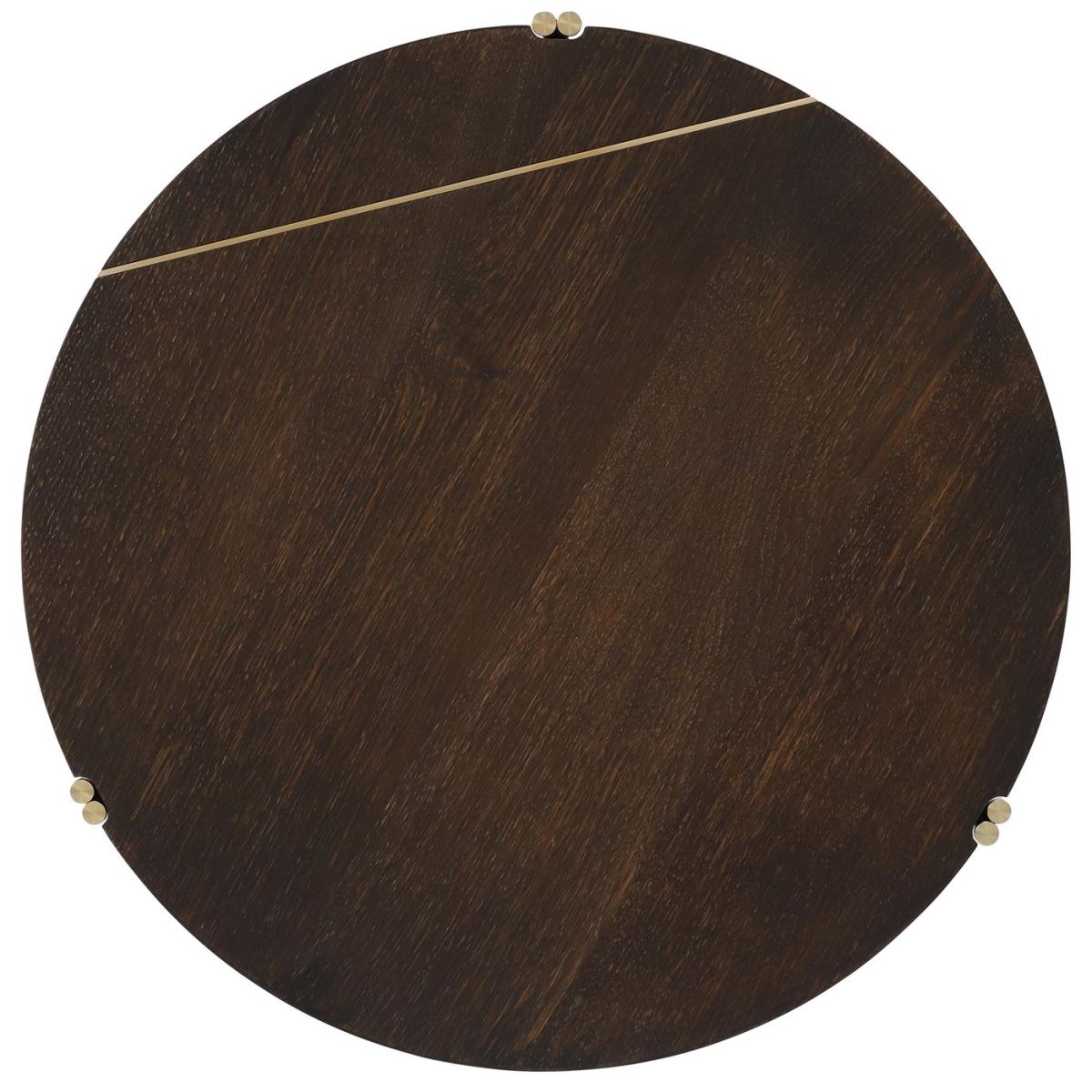 Trio Small End Table, Brown Oak Wood | Barker & Stonehouse – image 7