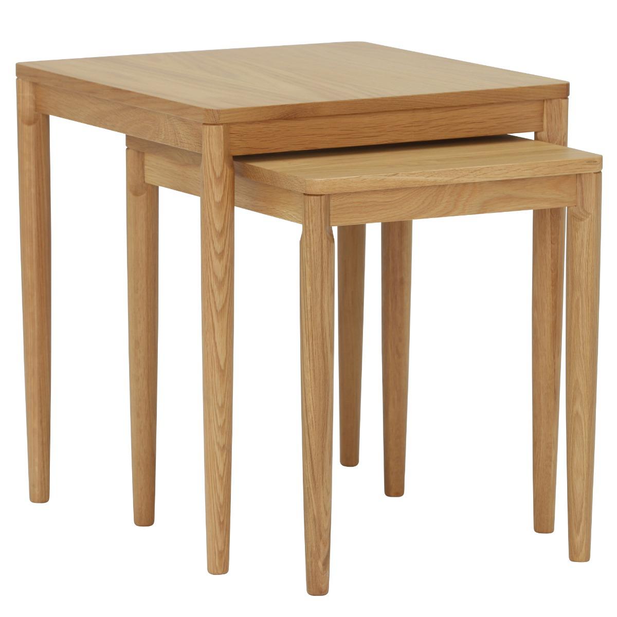 Ercol Askett Nest Of Tables, 776 Oak Wood | Ercol – image 2