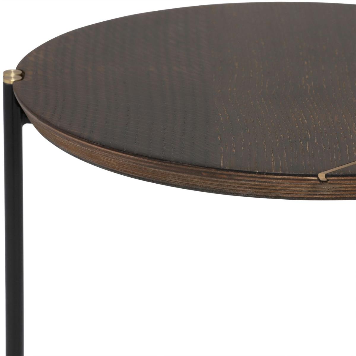 Trio Occasional Table, Brown Oak Wood | Barker & Stonehouse – image 4