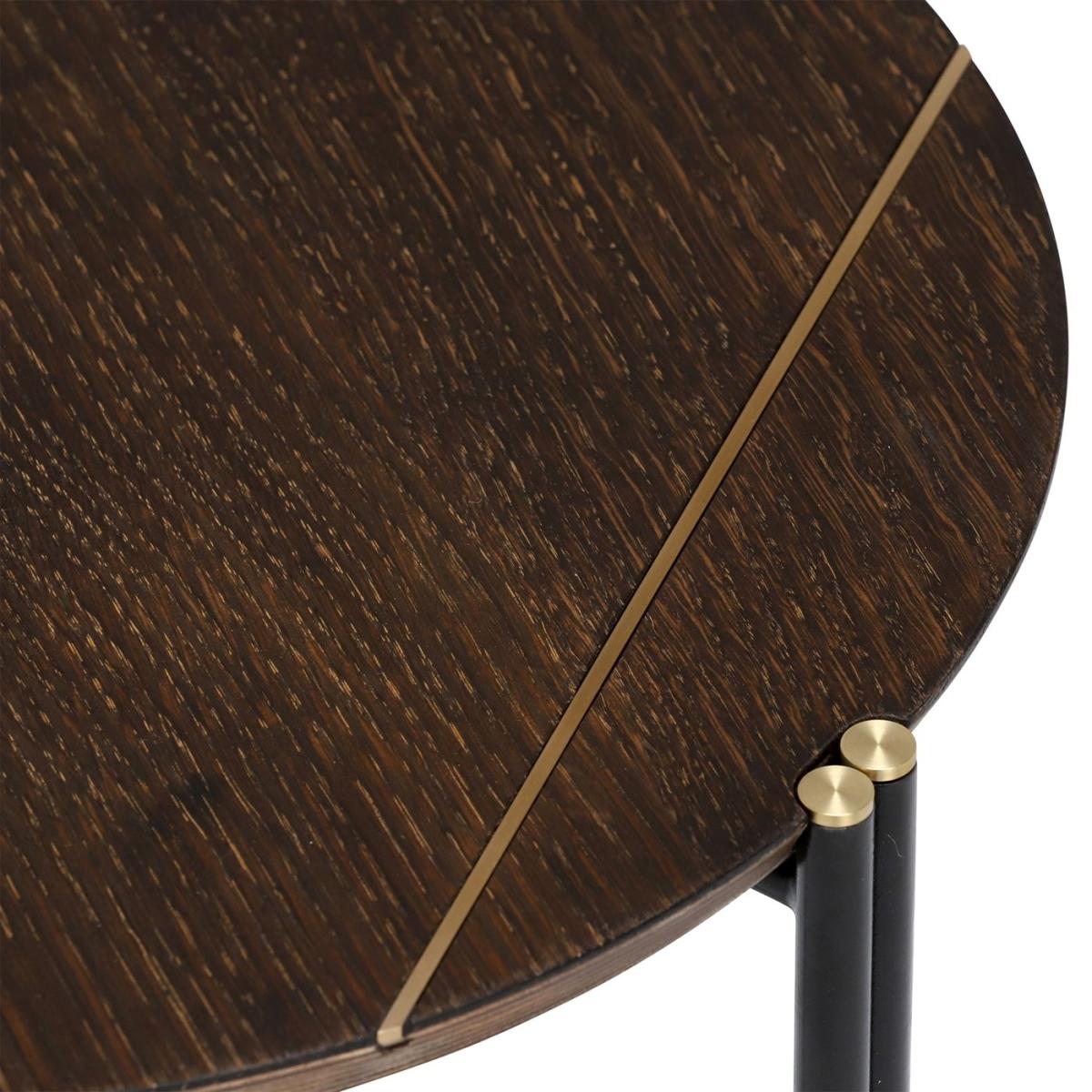 Trio Occasional Table, Brown Oak Wood | Barker & Stonehouse – image 6