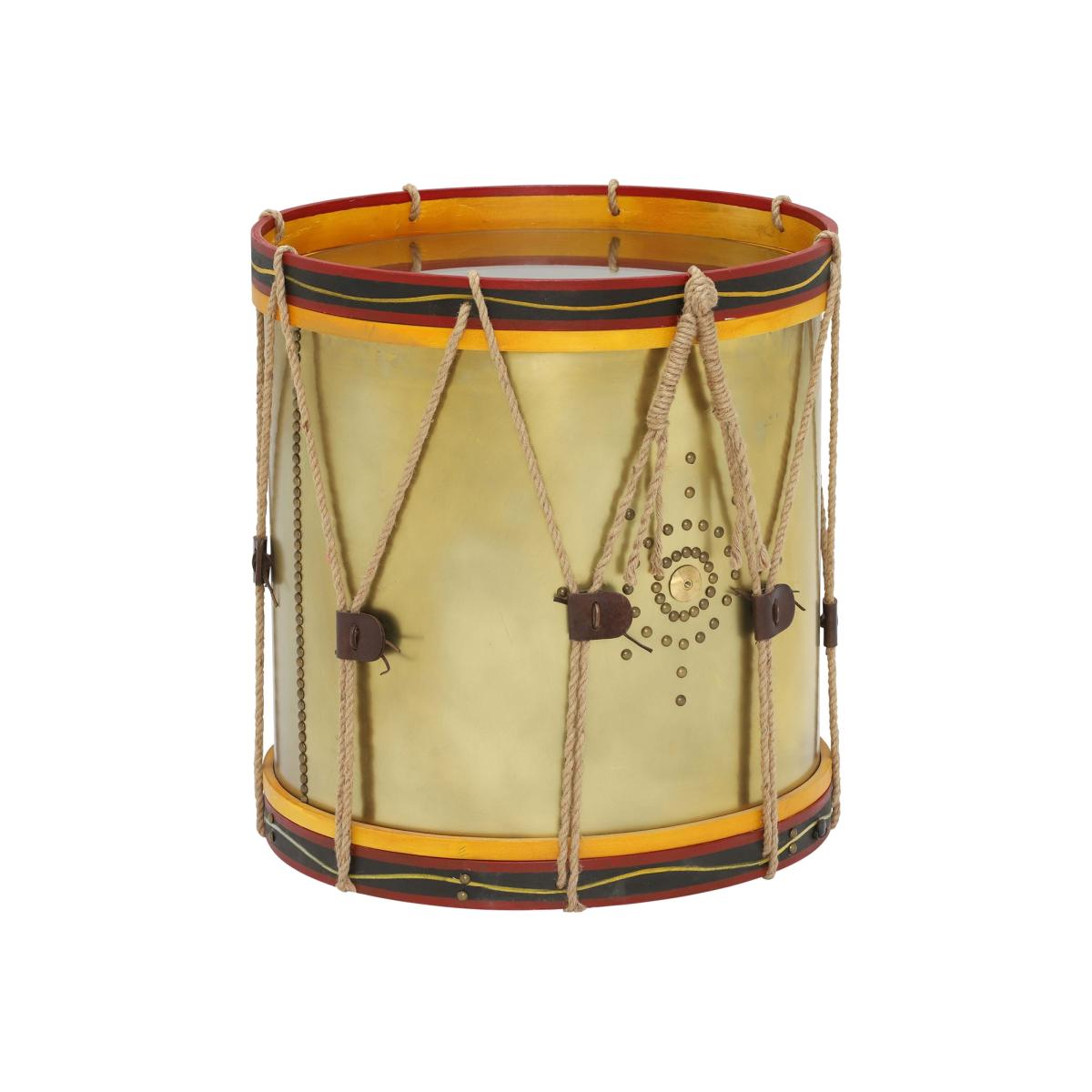 Timothy Oulton Regiment Drum Side Table Wood | Barker & Stonehouse – image 1