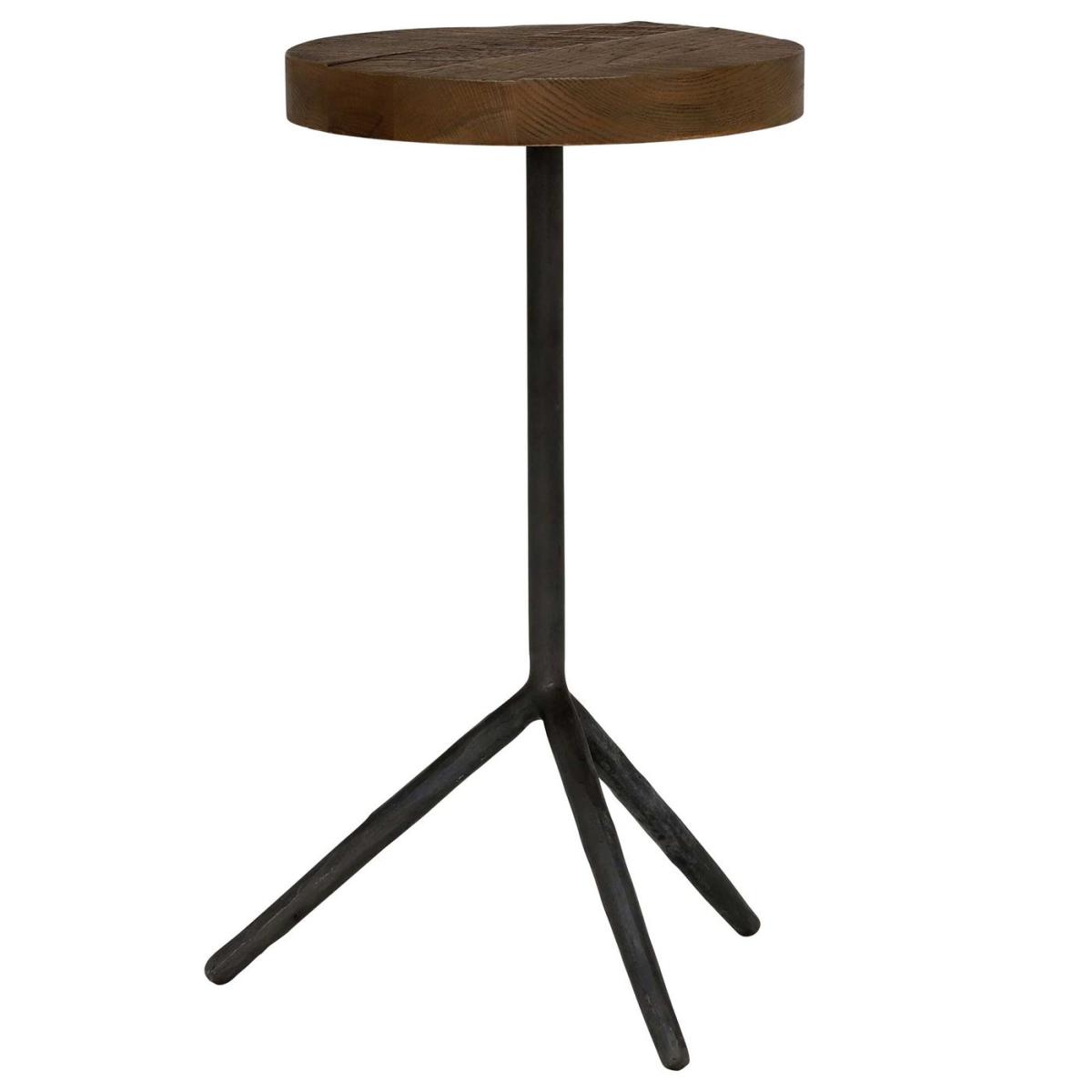 Keeler Benny Reclaimed Small Side Table, Brown Wood | Barker & Stonehouse – image 2